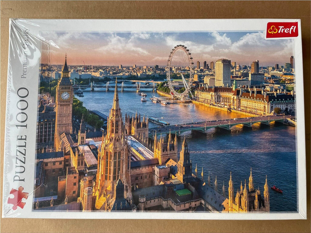 Puzzle 1000 Londyn Big Ben Tamiza Widok Krajobraz Trefl 10404 OUTLET