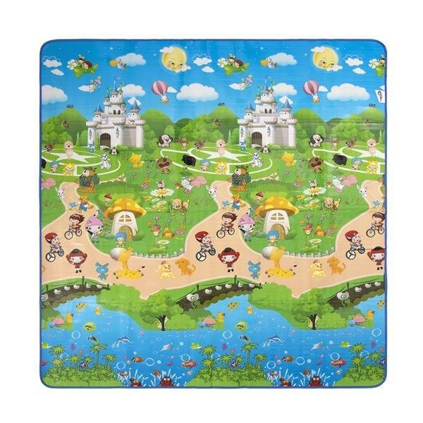 NC8007 KOC PIKNIKOWY DZIECIĘCY 180x180 PVC EPE ALU NILS CAMP