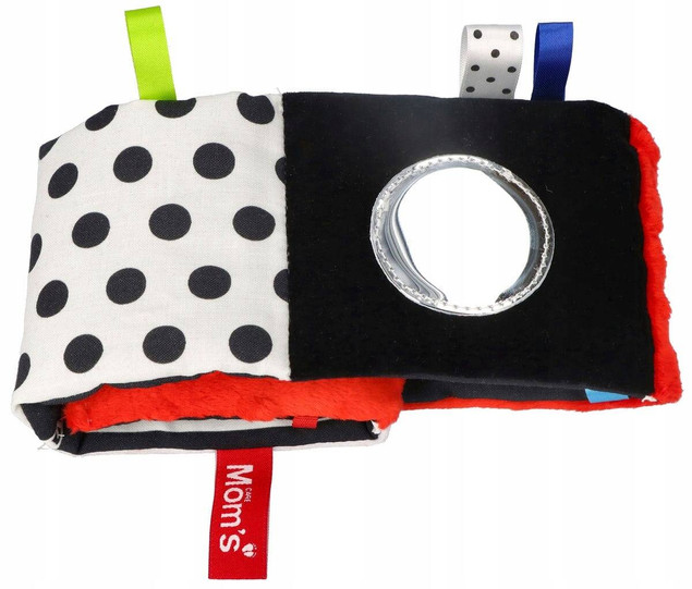 Mała książeczka Sensoryczna Czerwona Mom's Care