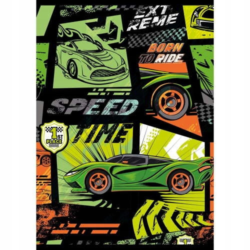 ZESZYT W TRZY LINIE A4/32 KARTKI LAMINOWANY UNIPAP MIX CHŁOPIĘCY - 4 sztuki