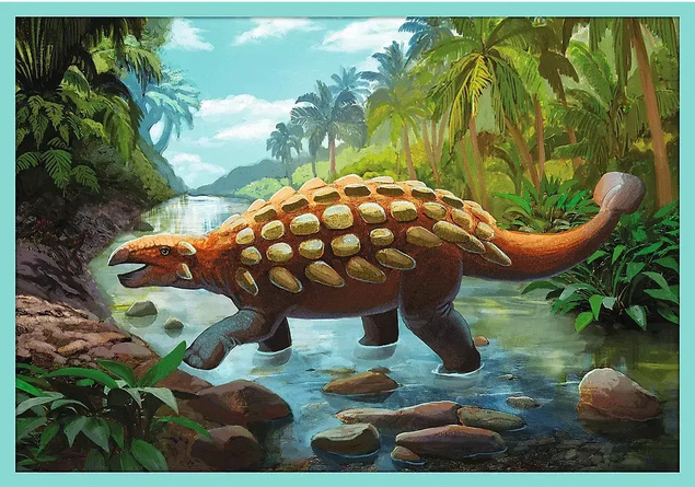 Puzzle 10w1 Układanka Gady DINOZAURY Prehistoryczne Świat 6+Trefl