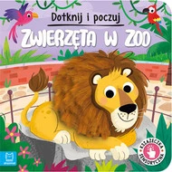 Dotknij i Poczuj ZWIERZĘTA W Zoo Książeczka SENSORYCZNA Dotykowa Aksjomat