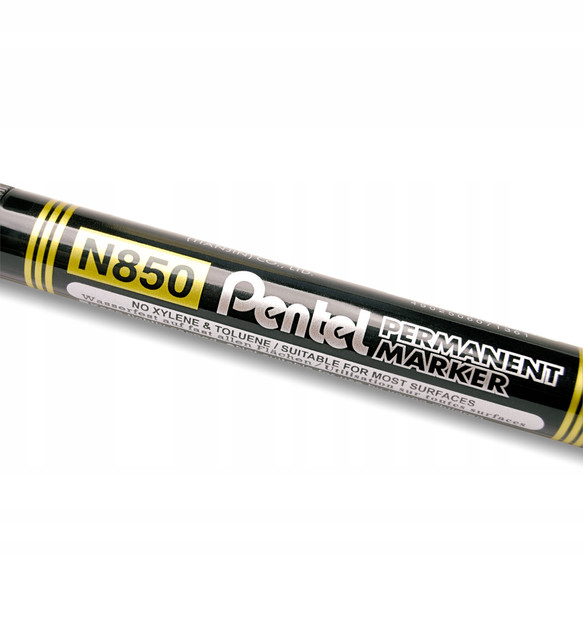 Marker permanentny Pentel N850 okrągły czarny