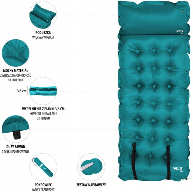 NC4018 MORSKA MATA SAMOPOMPUJĄCA NILS CAMP