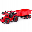 Traktor Belarus Z Przyczepą 37cm Czerwony Dla Dzieci 3+ Polesie 91321