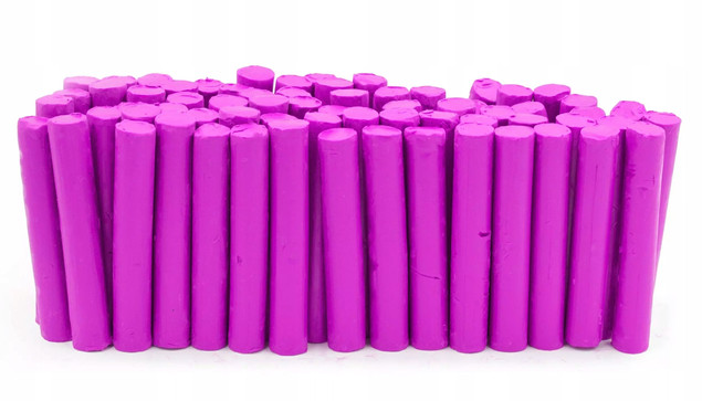 Plastelina LUZ 1kg RÓŻOWA Szkolna Mona