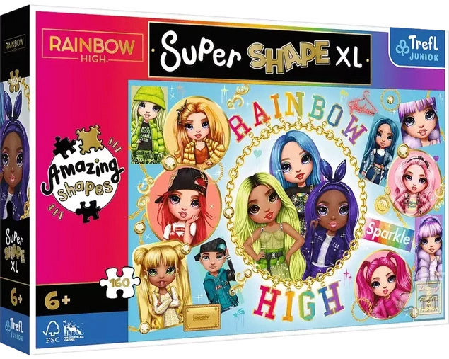 Puzzle 160 XL Rainbow High Laleczki 50027 Trefl