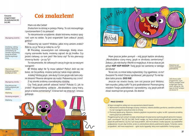 Bajki logopedyczne misia API (4-6 lat)