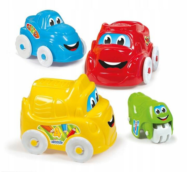 Kolorowa Wieża Piramidka Z Autek Clementoni 17111