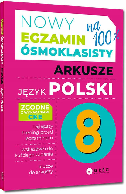 Egzamin ósmoklasisty ANGIELSKI repetytorium GREG