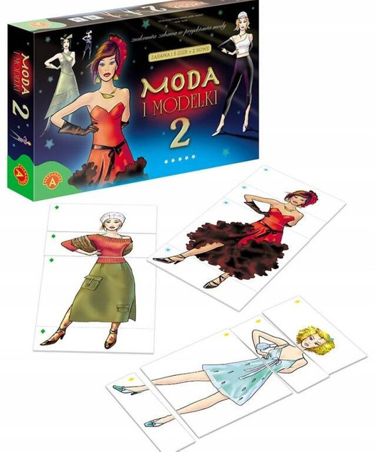 Moda i Modelki 2 Kreator Mody Dla Dzieci Gra Kreatywna 4+ Alexander 0185