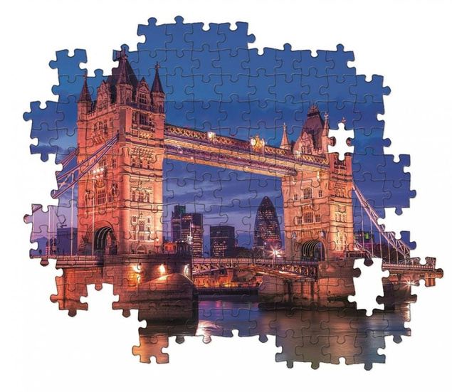 PUZZLE 1000 HQ LONDYN MOST TOWN BRIDGE NOC MIASTO