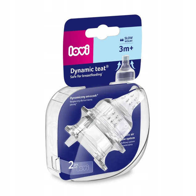 Smoczek dynamiczny do karmienia LOVI WOLNY