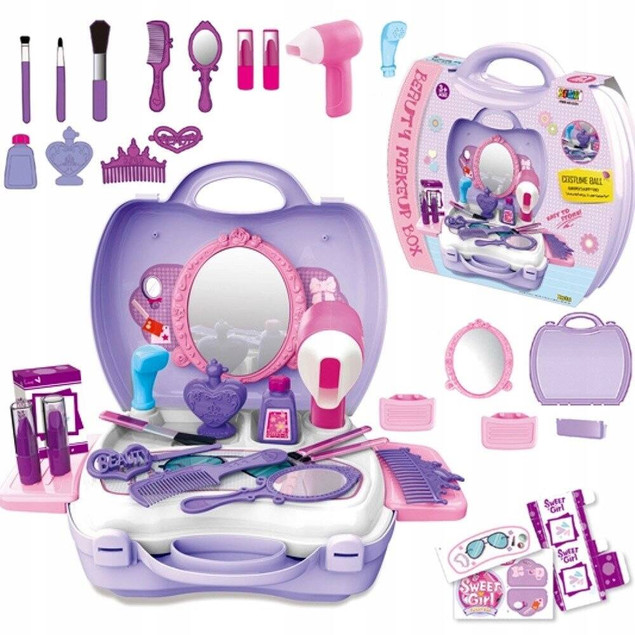 ZESTAW FRYZJERSKI DLA DZIECI + WALIZKA I SUSZARKA