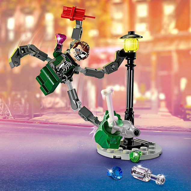 LEGO Super Heroes Pościg Na Motocyklu Spider-Man vs Doc Ock 77 el. 6+ 76275