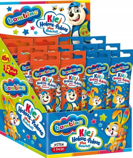Klej Biały Hokus Pokus W Tubie 45g Bambino
