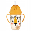 Canpol KUBEK NIEKAPEK Bidon z Obciążoną SŁOMKĄ 270 ml GEPARD 6M+