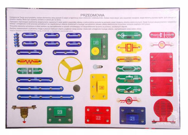 Sekrety Elektroniki 180 EKSPERYMENT Zestaw Dromader 9551