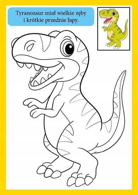 Nasze kochane dinozaury z naklejkami