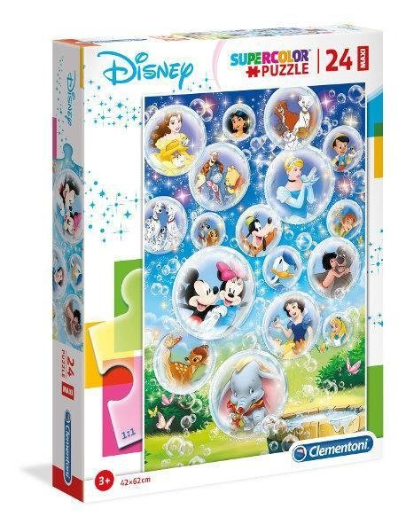 Puzzle Supercolor Maxi Disney 24 Clementoni 28508