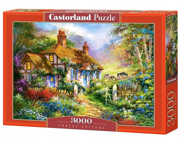 Puzzle 3000 Forest Cottage Castorland 