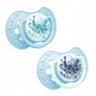 LOVI Smoczek DYNAMICZNY Sylikonowy TIE DYE Niebieski 6-18M+ 22/919