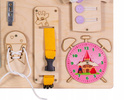 Tablica Drewniana Manipulacyjna Sensoryczna Montessori 3+ 3ToysM MT11