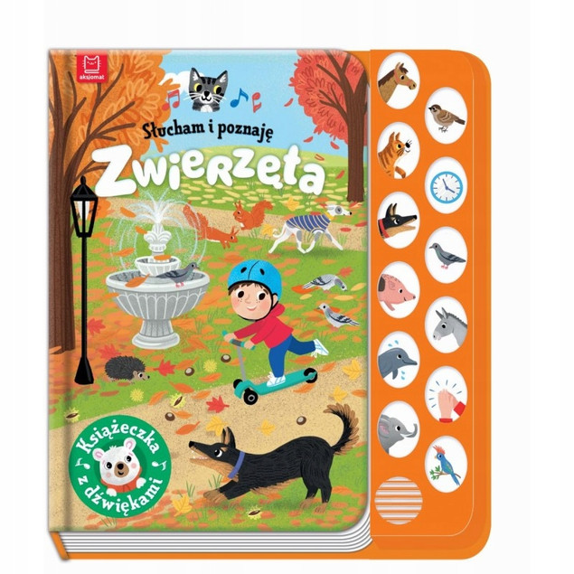 Słucham i Poznaję 3w1 Zwierzęta Na Wsi Zoo Książeczka z Dźwiękami Aksjomat
