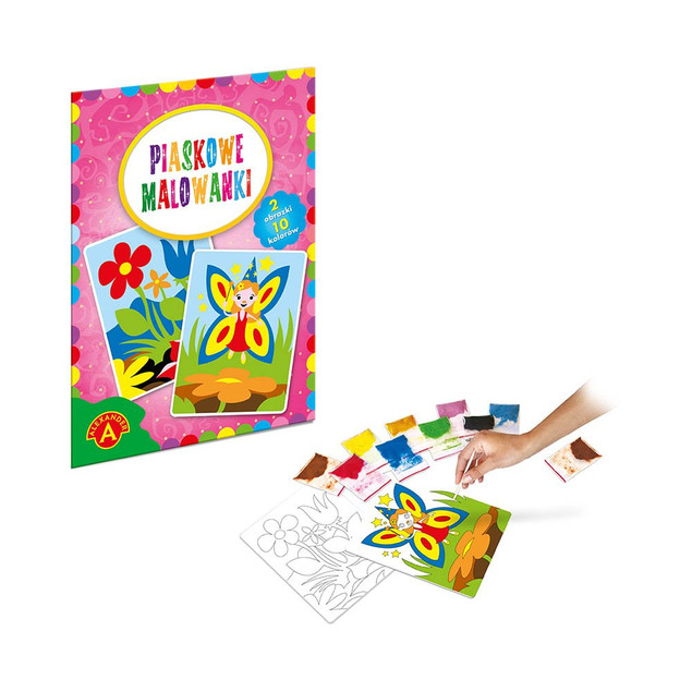 Alexander Piaskowe malowanki - Wróżka, Kwiaty