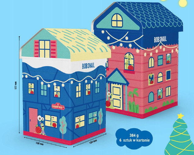 BOB SNAIL ŚLIMAK Snail City 384g ZESTAW PREZENTOWY ŚWIĄTECZNY