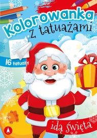 Kolorowanka z tatuażami. Idą święta