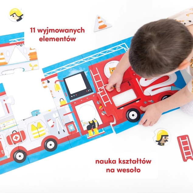 Puzzle z Dziurką 23 Wóz Strażacki CzuCzu 