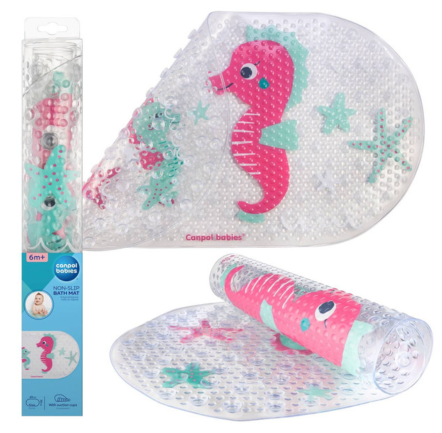 Canpol babies mata do kąpieli 69x38cm LOVE&SEA