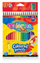 Kredki ołówkowe trójkątne 18 kol.+ tem. Colorino Kids new