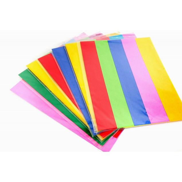 BIBUŁA GŁADKA 10 KOLORÓW 1 ROLKA    