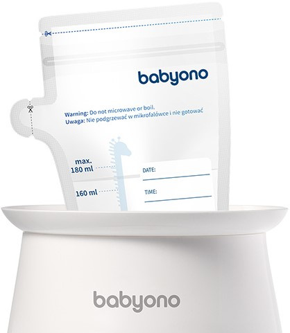 BABYONO Woreczki Do Pokarmu 180ml 30 sztuk 1084