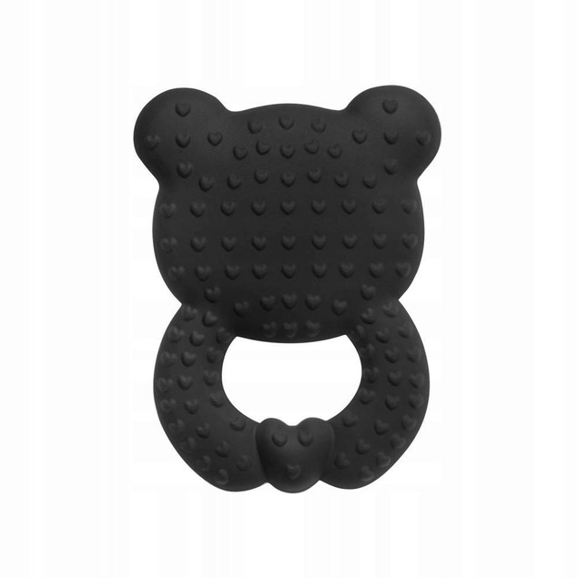 Akuku Miękki gryzak silikonowy na ząbkowanie panda