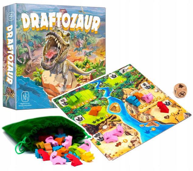 Draftozaur Rodzinna Gra Planszowa O Dinozaurach 8+ Nasza Księgarnia