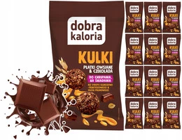 12x Zdrowa Przekąska Kulki Śniadaniowe OWSIANE Z CZEKOLADĄ Dobra Kaloria