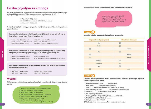 Repetytorium szkoła podstawowa Język angielski