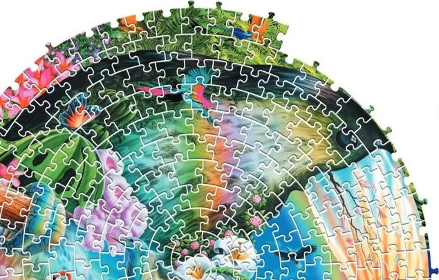 Puzzle Spiral 1040  Układ Słoneczny Trefl