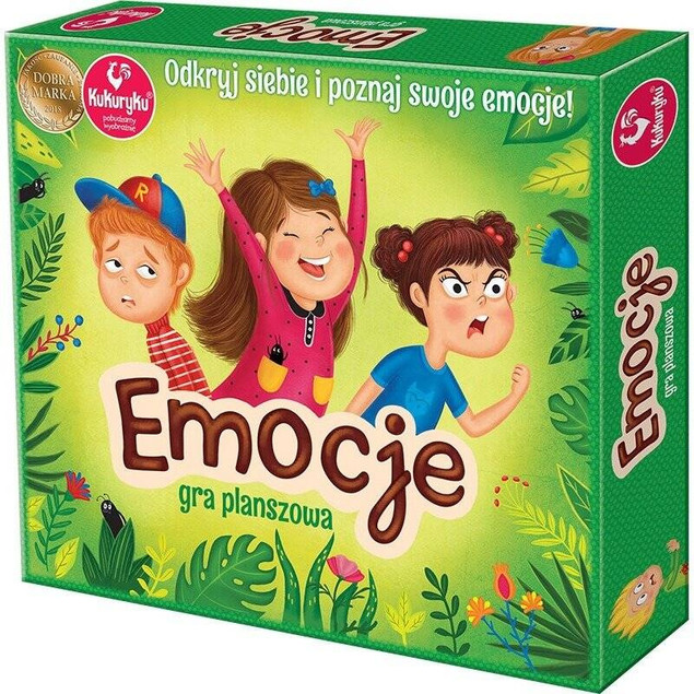 Gra Planszowa EMOCJE - Odkryj siebie KUKURYKU