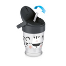  Kubek ze słomką LOVI Freestyle 250ml Salt&Pepper