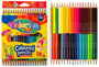 Kredki ołówkowe trójkątne dwukolorowe 18 szt / 36 kol. Colorino Kids new