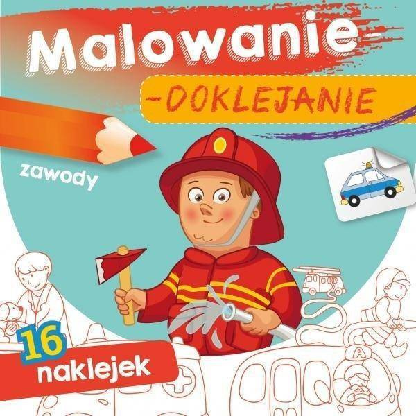 Malowanie Doklejanie Zawody 16 Naklejek 3+ Skrzat