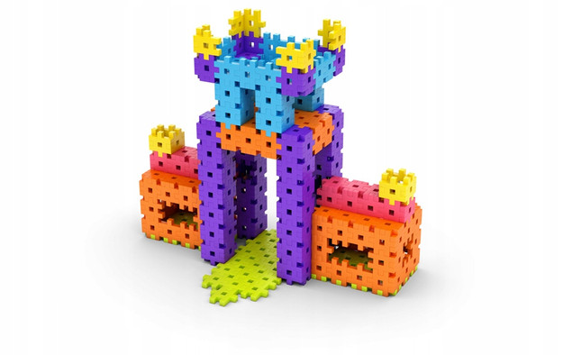 KLOCKI KONSTRUKCYJNE WAFLE MELI BASIC TRAVEL BOX 1000 EL PUZZLE 3D GOFRY