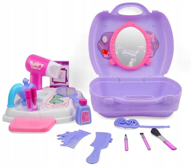 ZESTAW FRYZJERSKI DLA DZIECI + WALIZKA I SUSZARKA