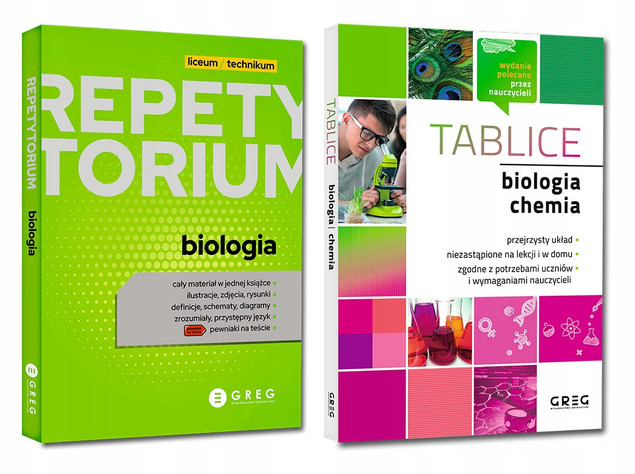 Repetytorium BIOLOGIA Liceum Tech. MATURA 2026 Vademecum Maturzysty Tablice