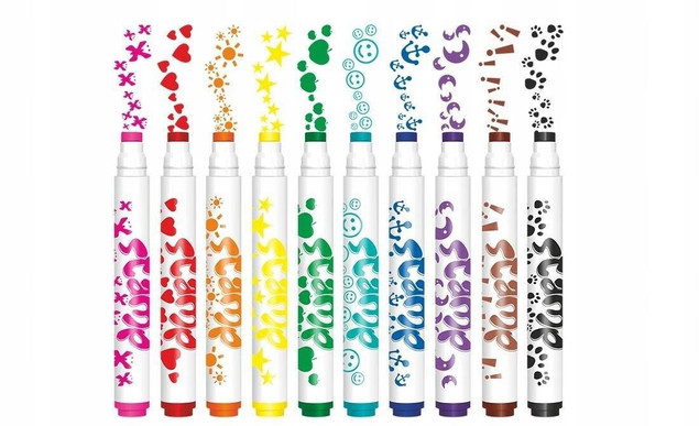 Pisaki 10kol pieczątki COLORINO