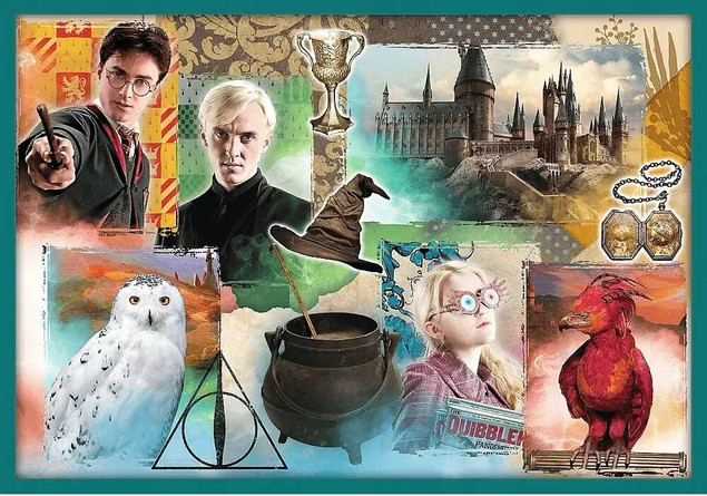 Trefl Puzzle 10w1 W świecie Harrego Pottera 90392